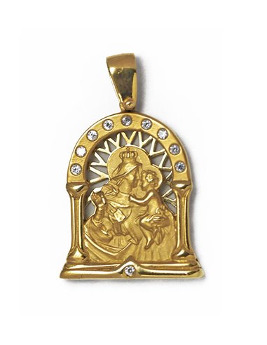 Halsschmuck Gold 18 K « Unsere Liebe Frau vom Berge Karmel » VCRPE