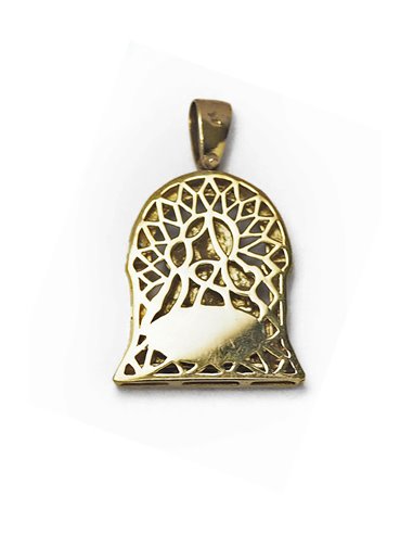 Halsschmuck Gold 18 K « Unsere Liebe Frau vom Berge Karmel » VCRPE