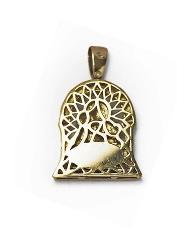 Colgante Oro 18 K « Virgen del Carmen » VCRPE