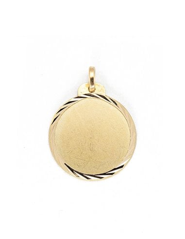 Pendentif D´or 18 K « Médaille Sculptée » TNE-1