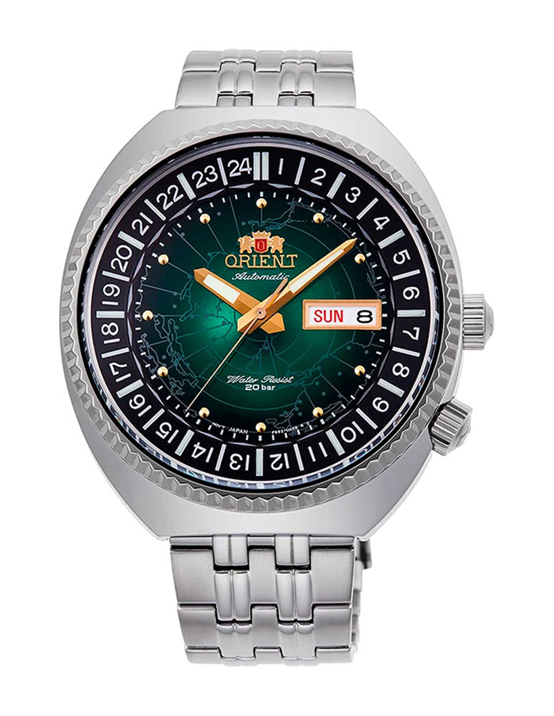 RA-AA0E02E19B  Reloj Orient « WORLD MAP REVIVAL » RA-AA0E02E19B