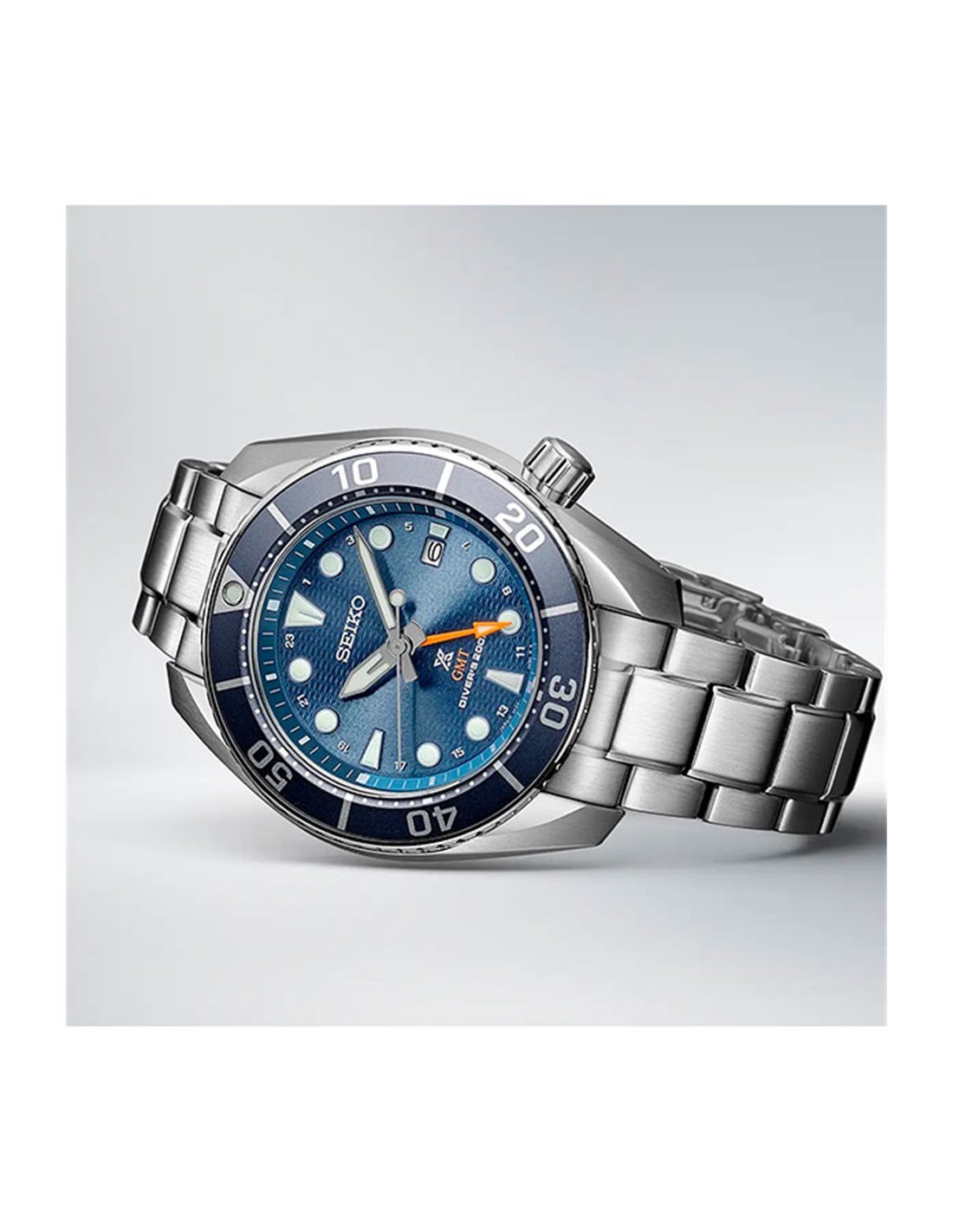 Herrenuhr SFK001J1 SUMO GMT AQUA Seiko