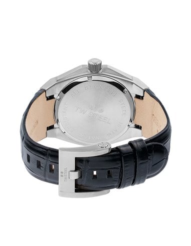 Tw Steel Watch CE4108 Ceo Tech Black Leather Strap
