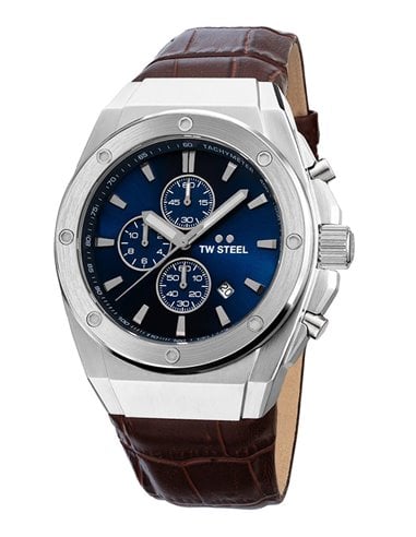 Tw Steel Watch CE4107 Ceo Tech Leather Strap