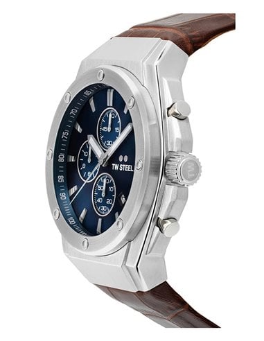 Tw Steel Watch CE4107 Ceo Tech Leather Strap