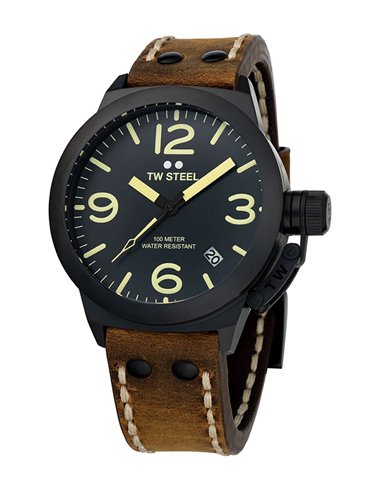 Herrenuhr Tw Steel CS103 Canteen Schwarz Zifferblatt