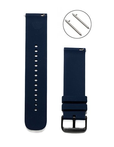 Uhrenarmband Silikon « Universal 22 mm » Blau