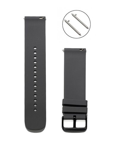 Bracelet Silicone « Universal 22 mm » Gris