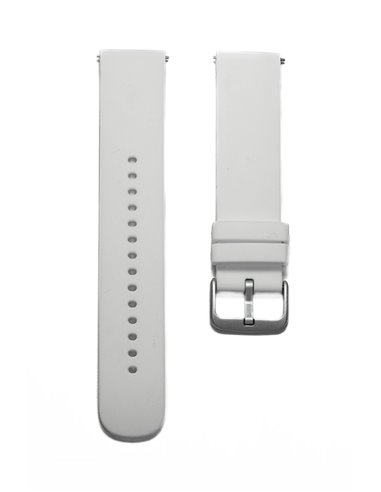 Bracelet Silicone « Universal 20 mm » Blanc