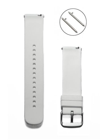 Bracelet Silicone « Universal 20 mm » Blanc