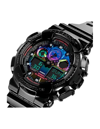 | GA-100RGB-1AER | Herrenuhr Casio « G-SHOCK VIRTUAL RAINBOW » GA-100RGB-1AER