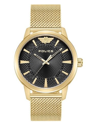  Police Relojes daintree Reloj analógico de cuarzo para hombre  con pulsera de cuero sintético PEWJF2203601, Negro -, Reloj de cuarzo :  Ropa, Zapatos y Joyería