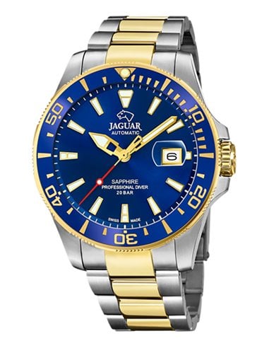 Jaguar Pro Diver Automatic Watch J887/1 Men's Gold-Toned