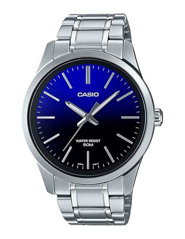 Herrenuhr Casio MTP-E180D-2AVEF Collection Dunkelblauer Farbverlauf
