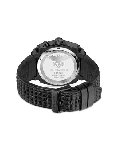 Reloj PEWGD0022601 Police Batman Forever Ip Negro Cuero Negro