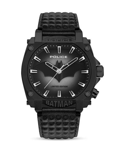 Reloj PEWGD0022601 Police Batman Forever Ip Negro Cuero Negro