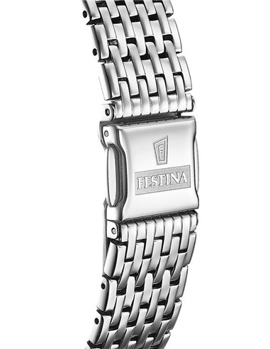 Festina Watch F20018/1 Swiss Made White Dial