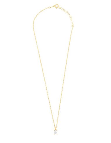 Radiant Gold Basics Baguette-Halskette: Glanz und Stil
