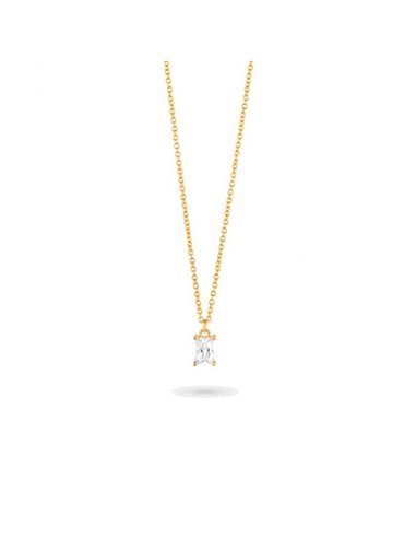 Radiant Gold Basics Baguette-Halskette: Glanz und Stil