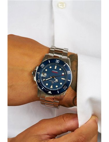 Herrenuhr TF5023M-07M Time Force Imperial Super Luminova 200 m Blau