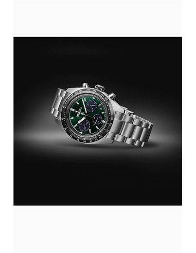 Herrenuhr Seiko SSC933P1 Solar Prospex Speedtimer Olivgrün Zifferblatt 39 mm