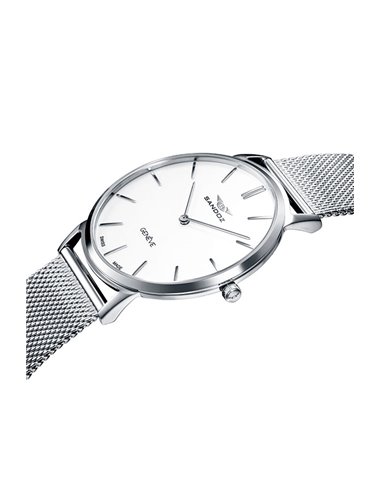 Relógio suíço Classic & Slim Sandoz masculino 81445-07