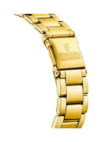 Festina Watch F20640/7 Boyfriend Gold Rainbow Dial