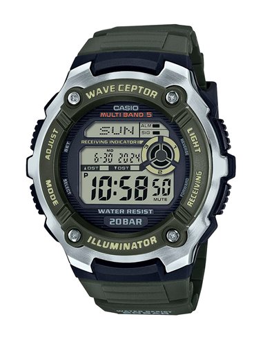 Montre Casio WV-200R-3AEF Wave Ceptor Vert