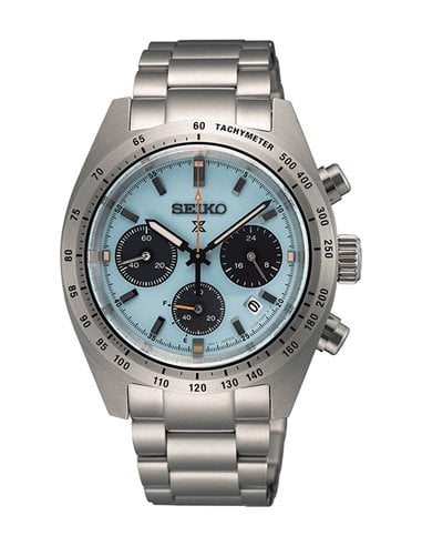 Seiko Watch SSC937P1 Solar Prospex Speedtimer LE Ligth Blue 60´s