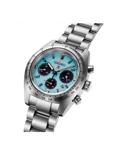 Seiko Watch SSC937P1 Solar Prospex Speedtimer LE Ligth Blue 60´s