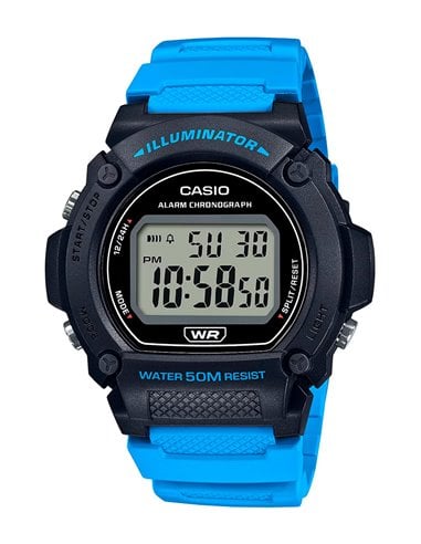 Herrenuhr Casio W-219H-2A2VDF Chrono Blaue