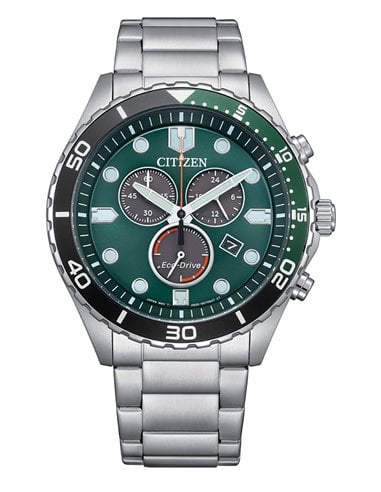 Citizen Watch AT2561-81X Eco-Drive Of CHR Sporty-Aqua Green 