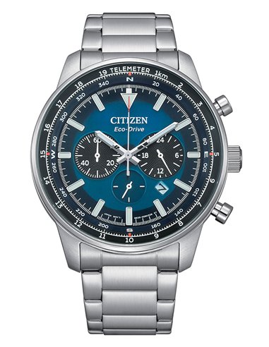 Relógio Citizen CA4500-91L Eco-Drive Of CHR Aviation Azul