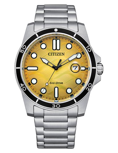 Montre Citizen AW1816-89X Eco-Drive Of Sporty Diver Marine Jaune