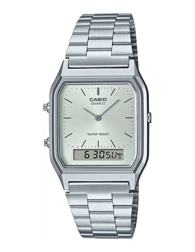 Uhr Casio AQ-230A-7AMQYES Collection Vintage Edgy Silber