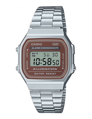 Casio Watch A168WA-5AYES Nostalgic Brown