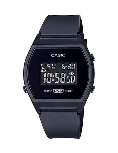 Relógio Casio LW-204-1BEF Coleção Vintage Preto