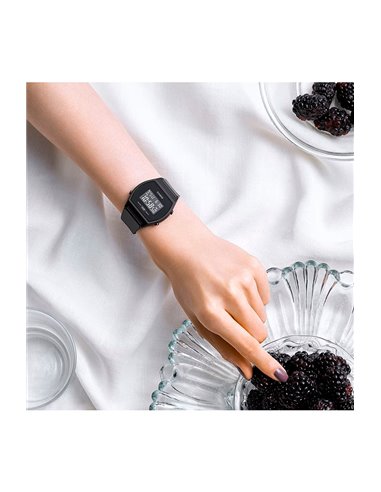 Casio LW-204-1BEF Collection Vintage Schwarze Uhr