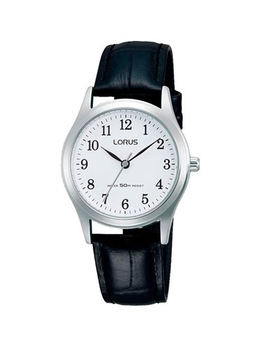 Montre Lorus RRX19HX9 Classic Femme Bracelet en Cuir Noir