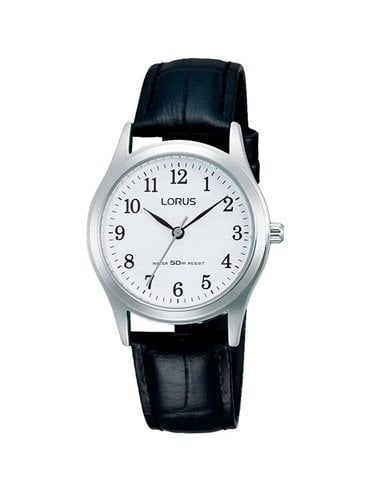 Relógio Lorus RRX19HX9 Classic Mulher Pulseira de Couro Preta