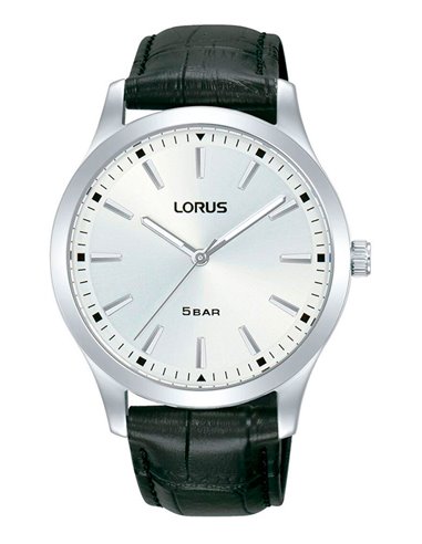 Herrenuhr Lorus RRX27JX9 Classic Schwarzes Lederarmband