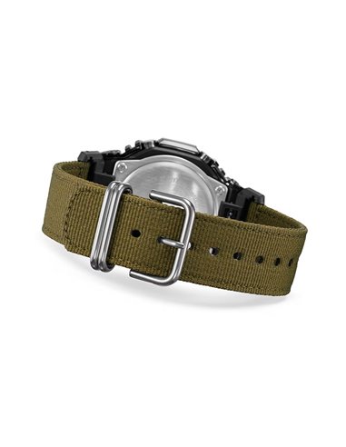 Casio Watch GM-2100CB-3AER G-SHOCK Utility Metal Green Fabric Strap