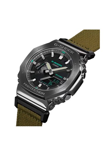Reloj Casio GM-2100CB-3AER G-SHOCK Utility Metal Correa de Tela Verde