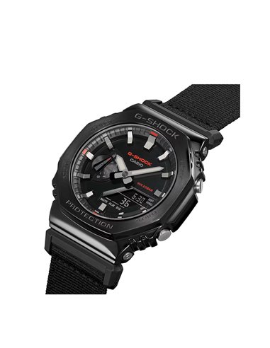 Herrenuhr Casio GM-2100CB-1AER G-SHOCK Utility Metal Schwarzes Stoffarmband