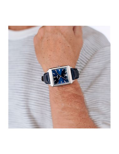 Herrenuhr Festina F20681/5 On the Square Blaues Lederarmband