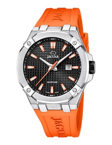 Reloj Jaguar J1010/1 Executive Correa de Goma Naranja