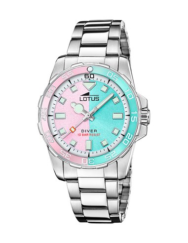Reloj Lotus 18936/1 TRENDY Combinado Rosa y Turquesa
