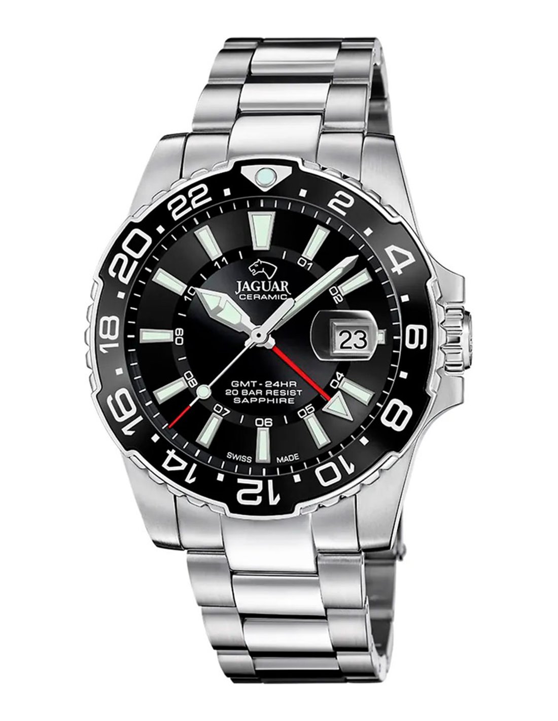 Herrenuhr Jaguar J1011/6 Executive Ceramic Schwarze - Main Image