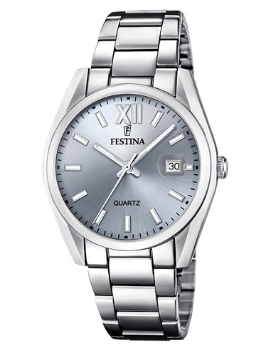 Festina Watch F20683/1 Classic Steel Gray