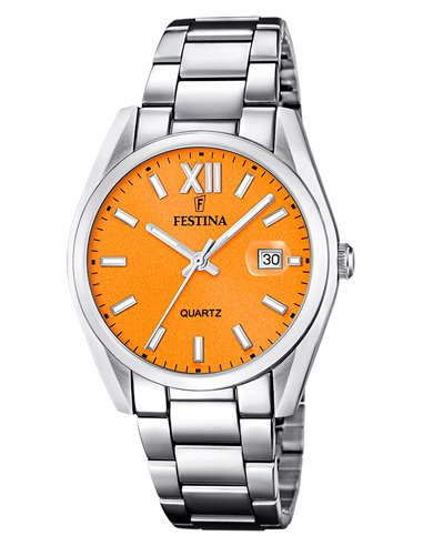 Herrenuhr Festina F20683/7 Steel Classic Orange